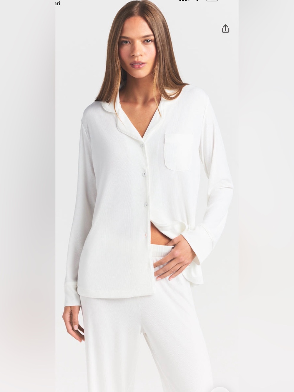 Skims Soft Lounge Rib Sleep Set - Picture 2 of 11